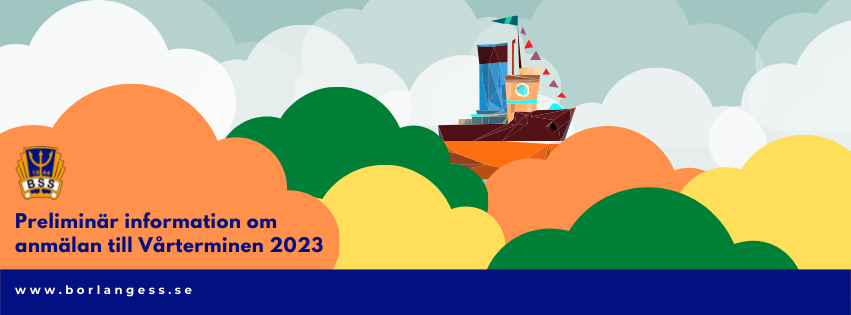 image: Vårterminen 2023 - preliminär information om anmälan